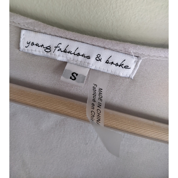 Young Fabulous and Broke Tie Dye Twist Hem Keyhole Front Top - Picture 3 of 6